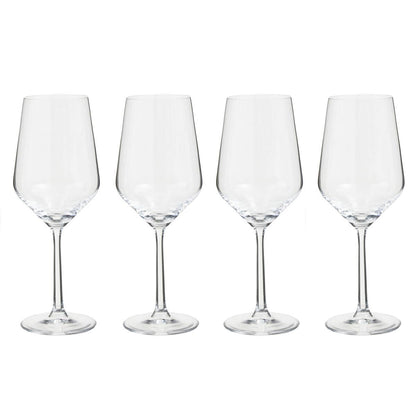 Ada Set of 4 Crystal Wine Glasses