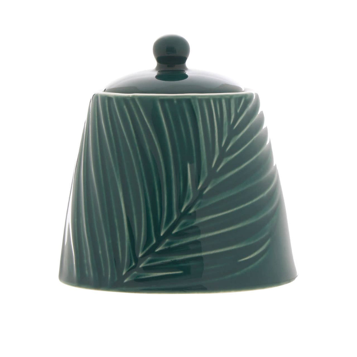 Bali Dark Green Sugar Pot