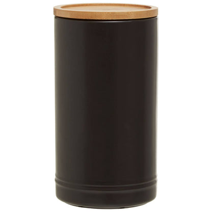 Fenwick Black Large Stoneware Canister