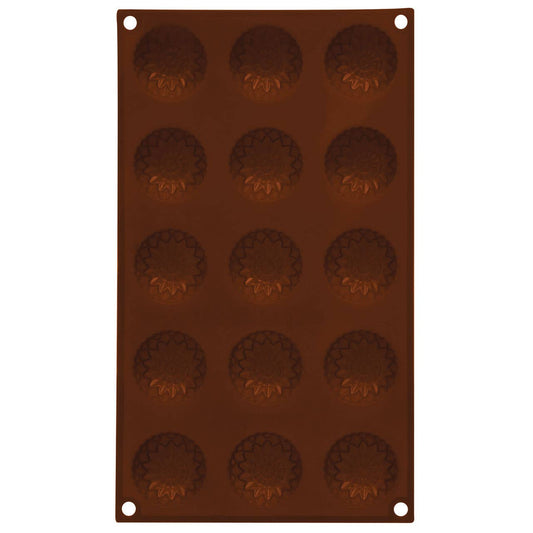 Hallie 15 Flower Shape Silicone Chocolate Mould