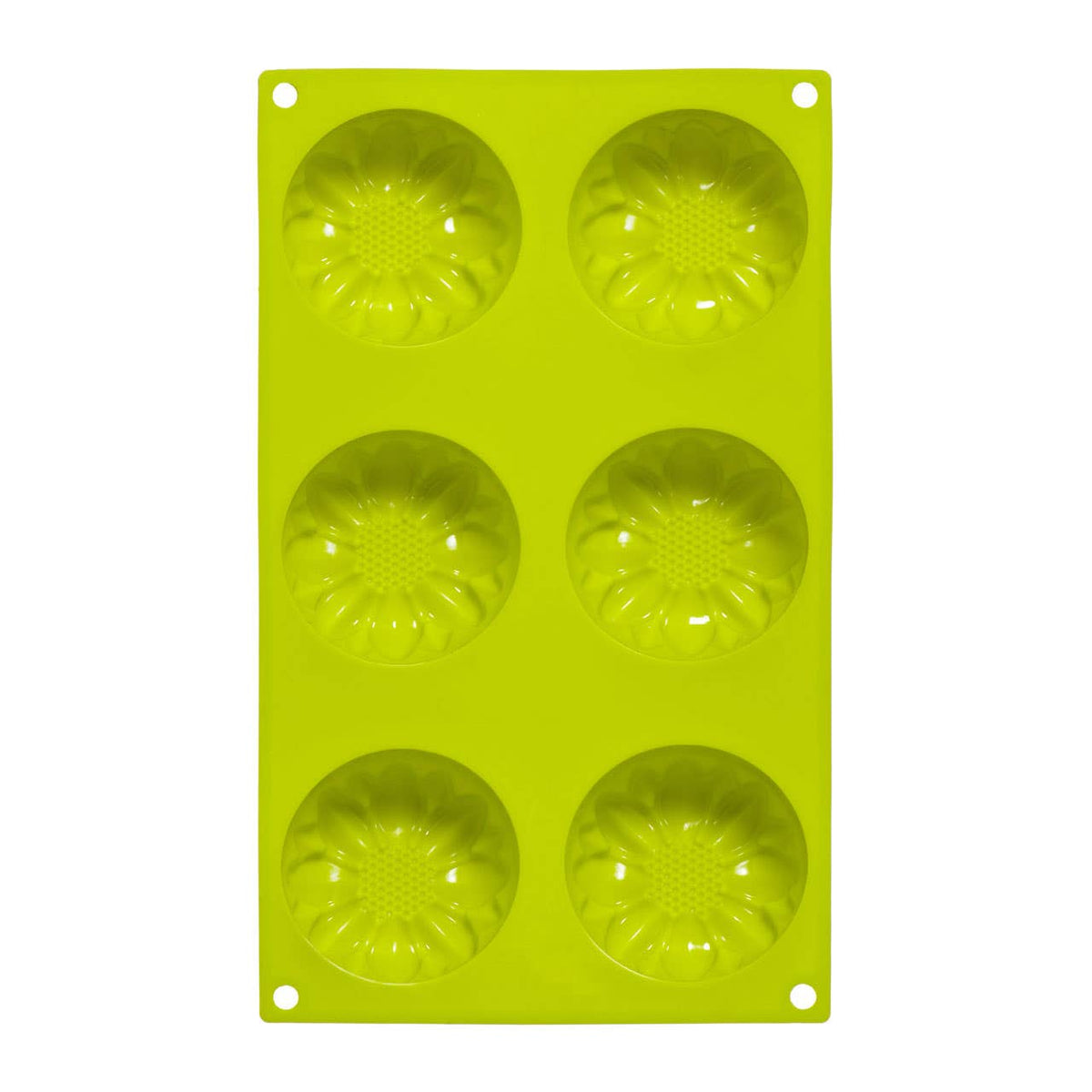 Hallie 6 Daisy Lime Green Cake Mould