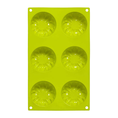 Hallie 6 Daisy Lime Green Cake Mould