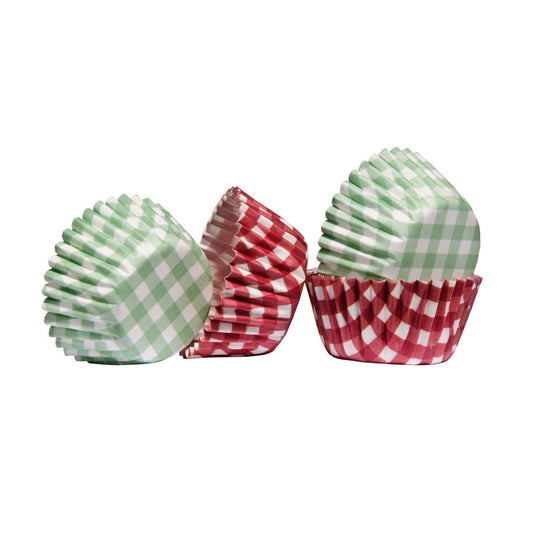 DivaGingham 100 Piece Mini Cupcake Cases