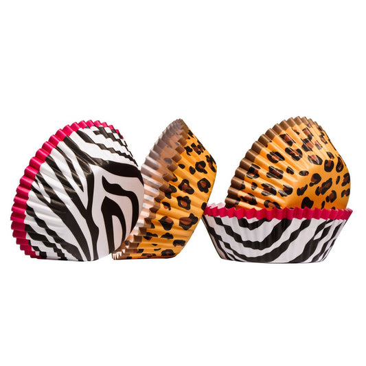 Diva Animal Print 60 Piece Medium Cupcake Cases