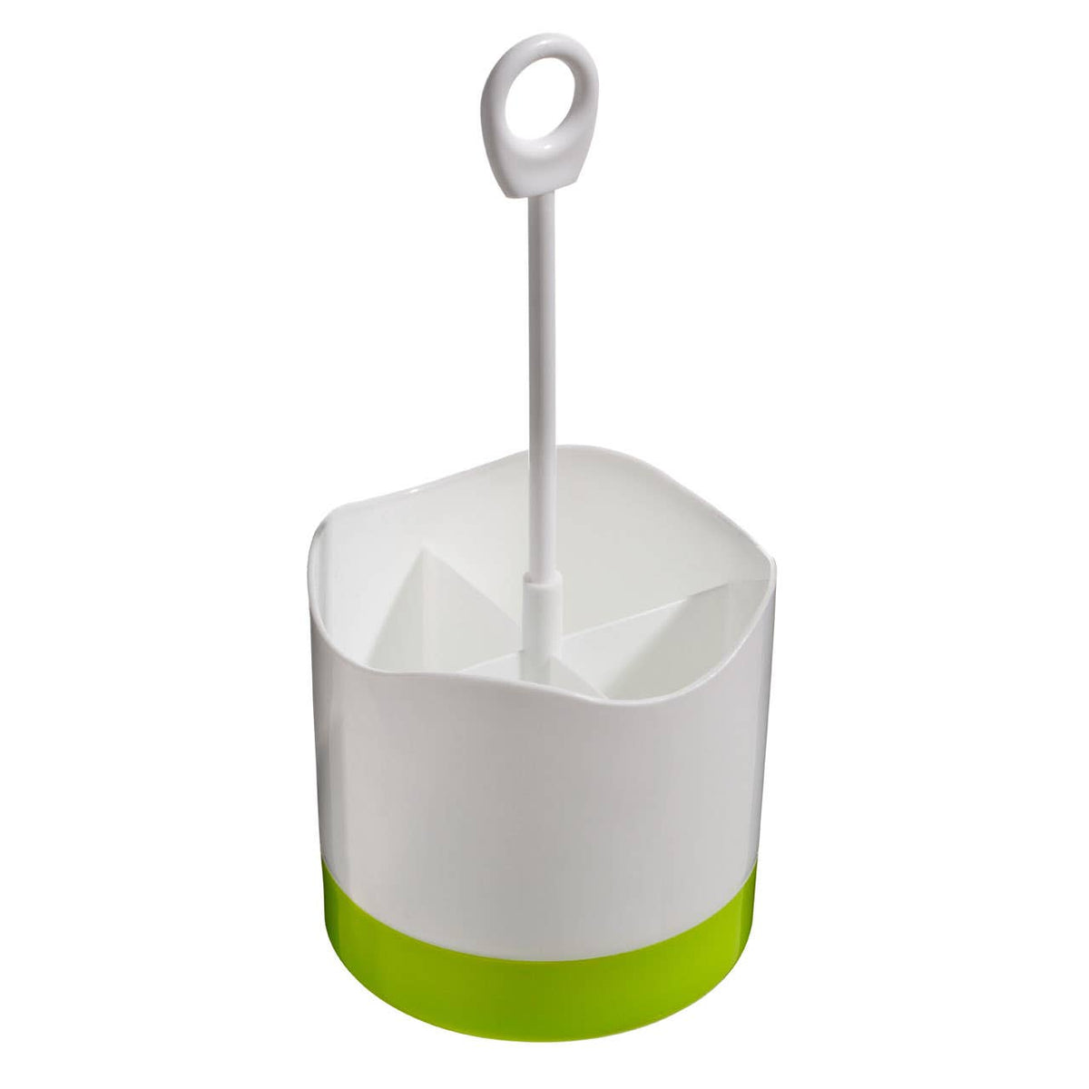 Kitchen Brights Lime Green 4 Compartment Cutlery Caddy