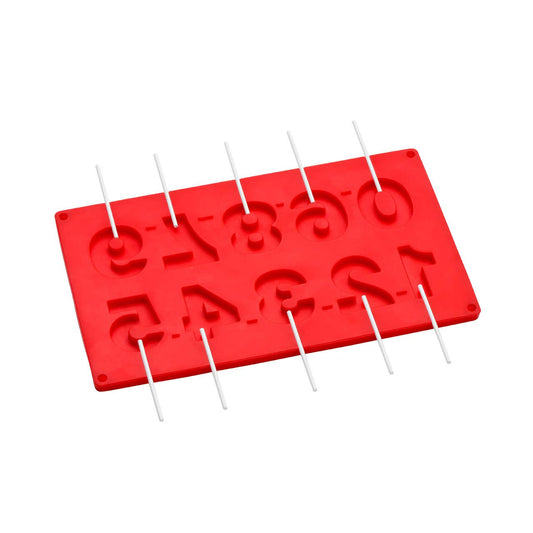 Hallie 10 Number Moulds And 20 Sticks Cake Pop Mould