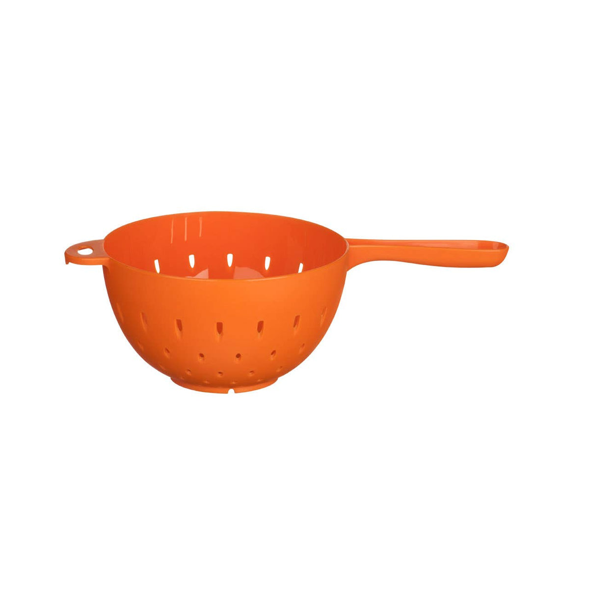 Elon Small Orange Colander with Handle
