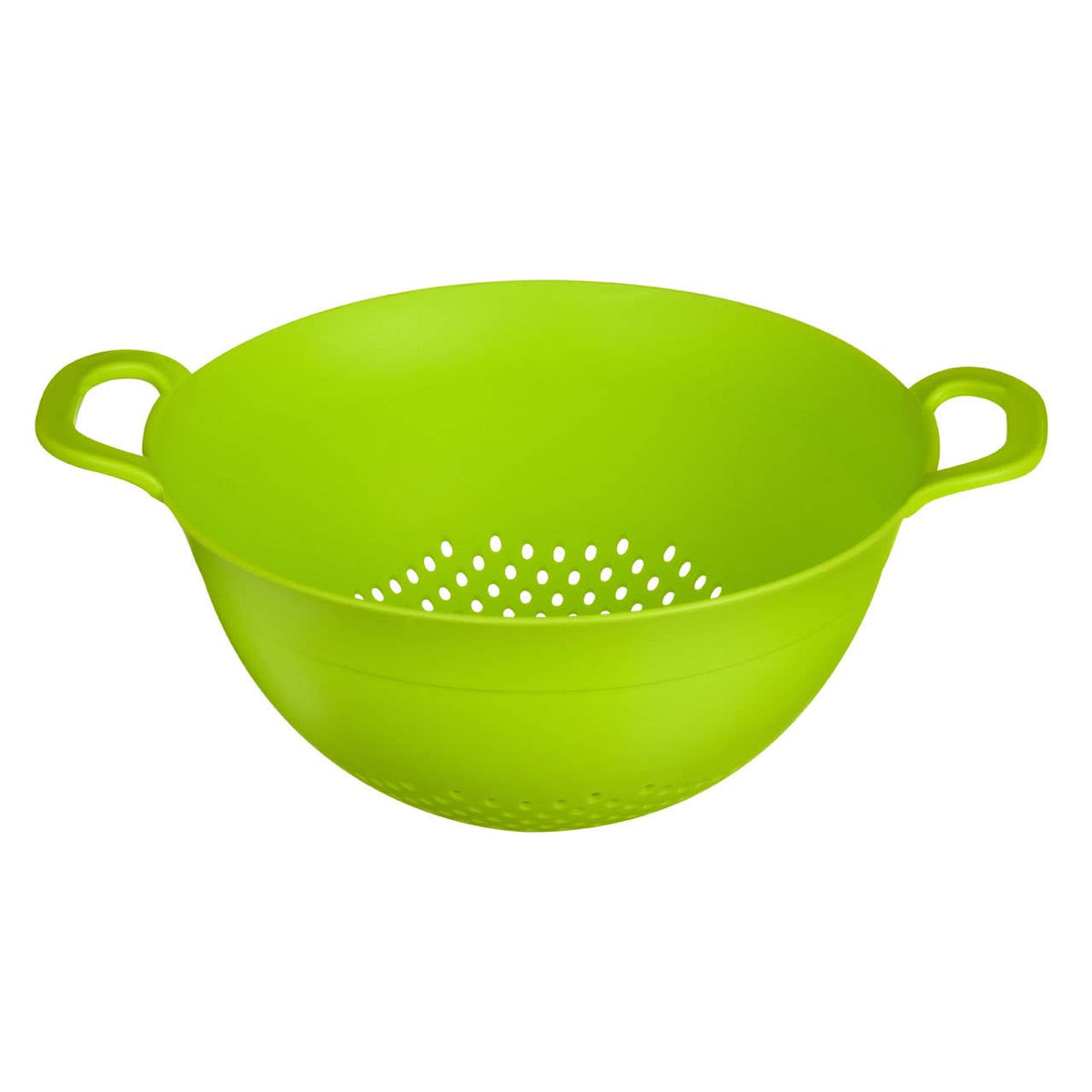 Elon Lime Green Plastic Large Colander