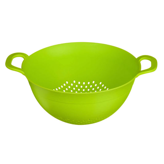 Elon Lime Green Plastic Large Colander