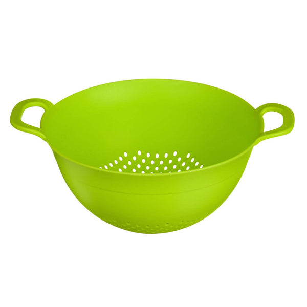 Elon Lime Green Plastic Large Colander
