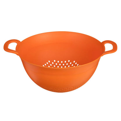Elon Orange Plastic Large Colander