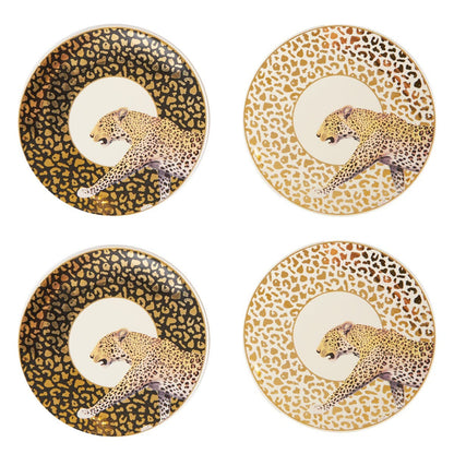 London Leo Set of 4 Canape Plates
