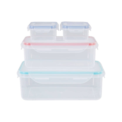Herrela 4 Piece Food Containers with Airtight Lids