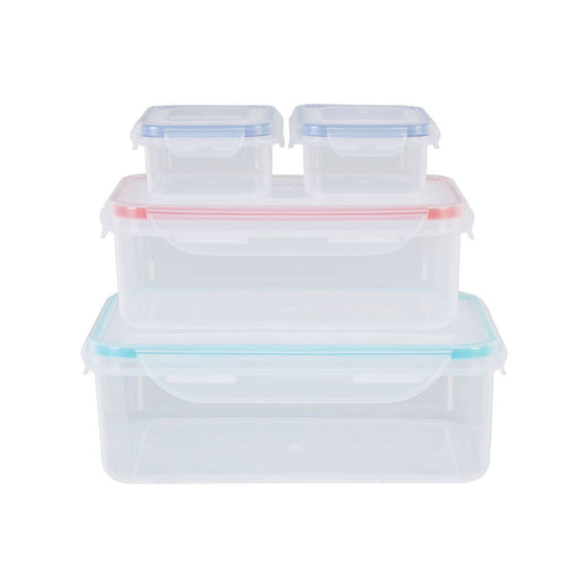 Herrela 4 Piece Food Containers with Airtight Lids
