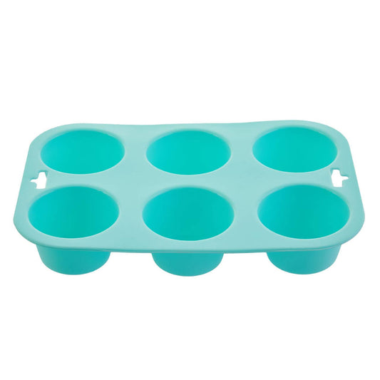 Zing Pastel Green 6 Cup Muffin Mould