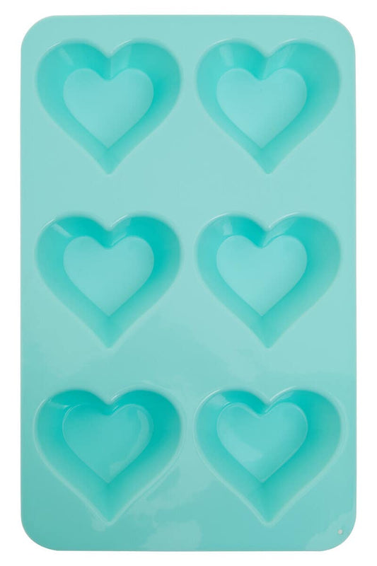 Zing Pastel Green Heart Shape Cake Mould