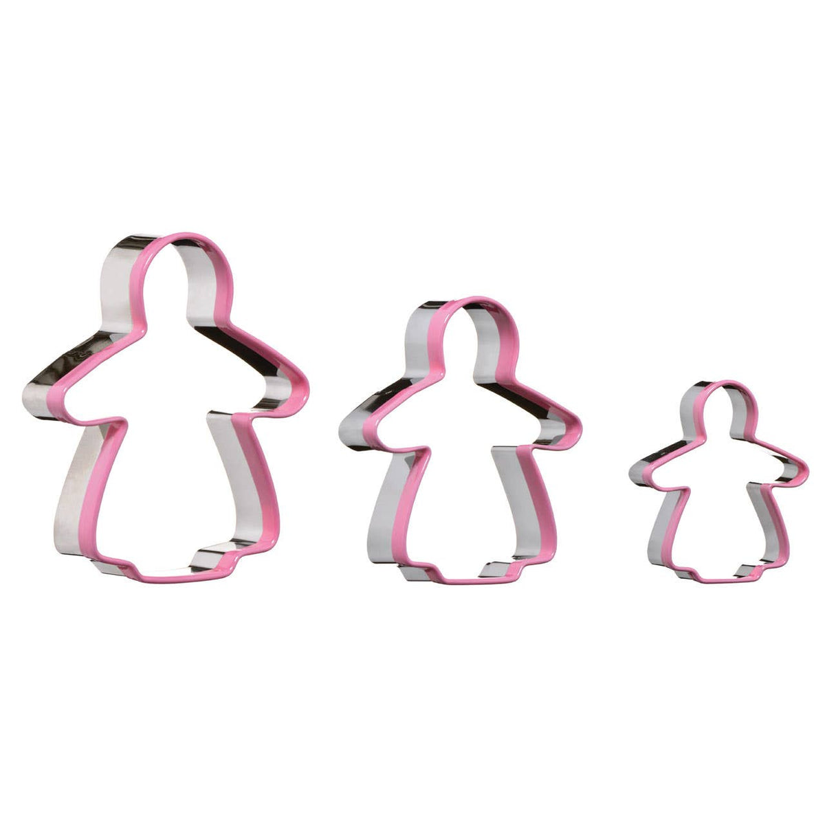 Sucre Gingerbread Lady 3 Piece Cutter Set
