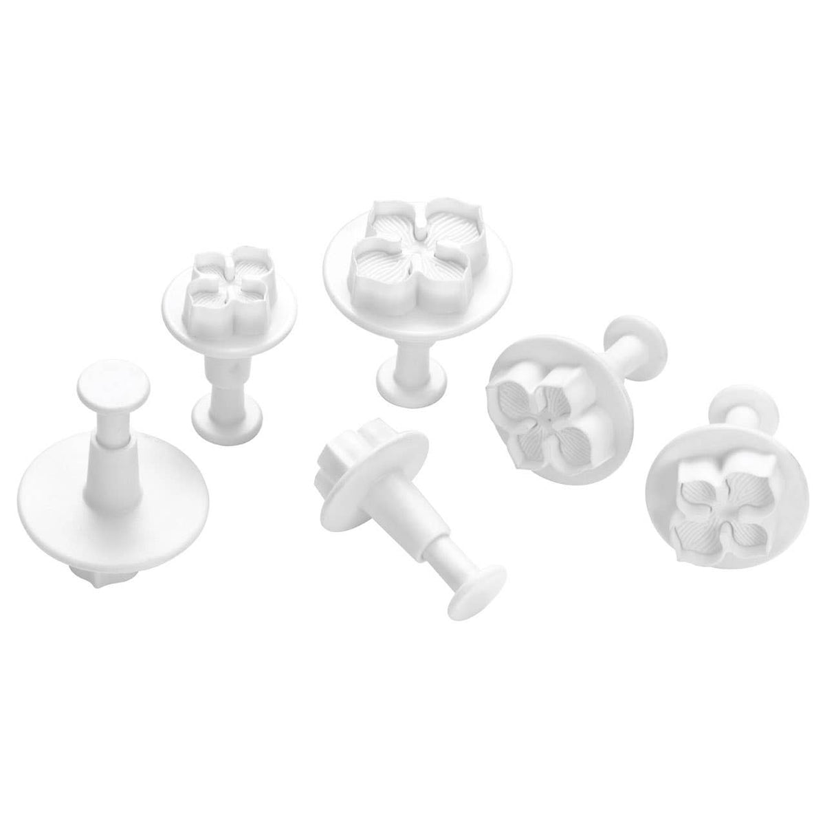 Sucre 6 Piece White Flower Cutter Set
