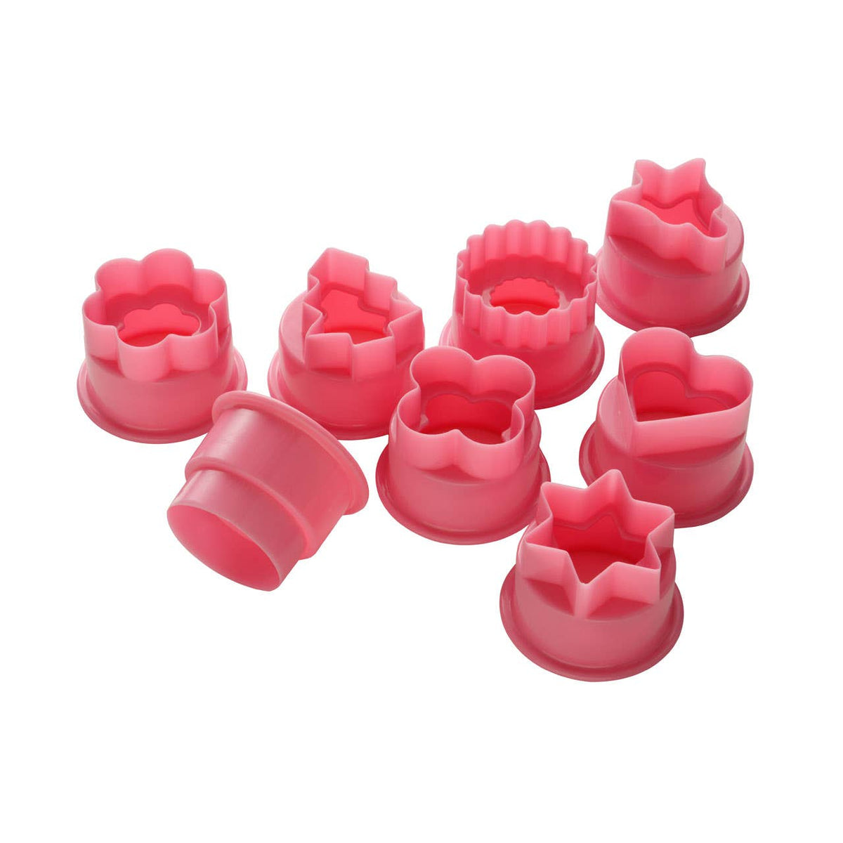 Sucre 8 Piece Pink Assorted Cutter Set