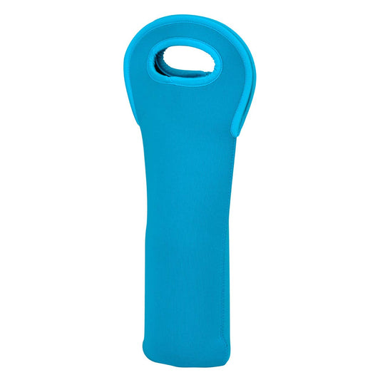 Neoprene Wine Bottle Holder - Blue