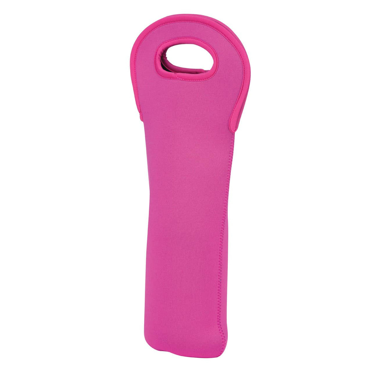 Neoprene Wine Bottle Holder - Hot Pink