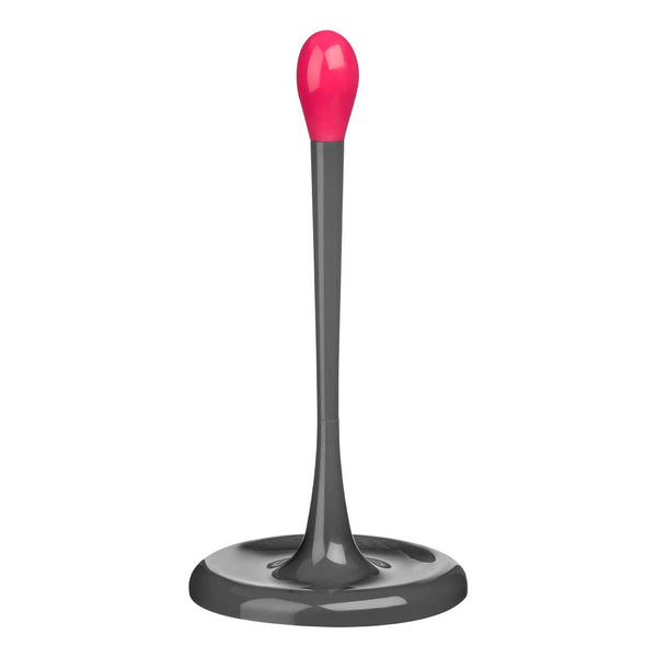 Kitchen Roll Holder - Grey and Hot Pink