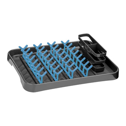 Laurie Dish Drainer - Grey and Blue