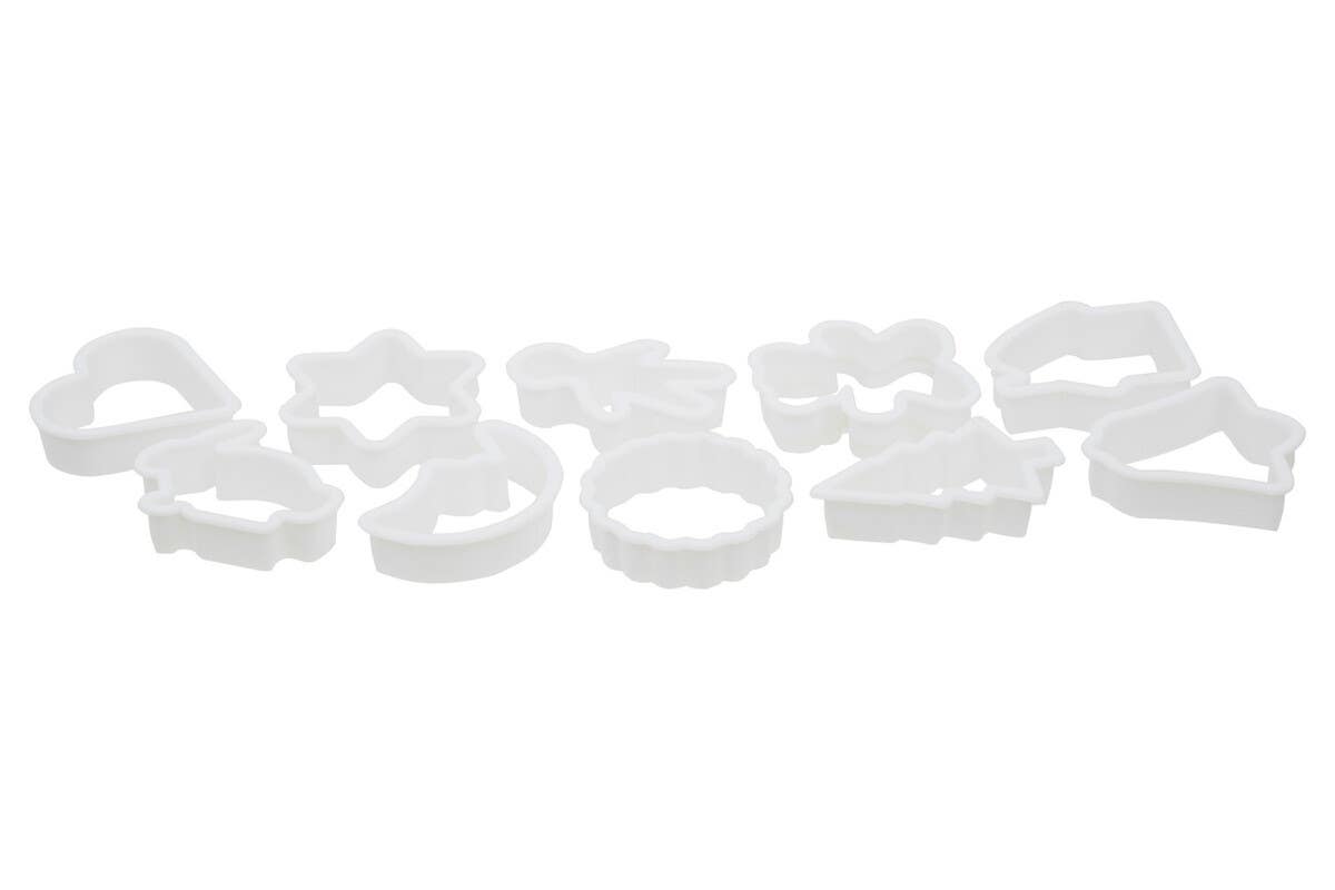 Sucre White 10 Piece Cookie Cutter Set