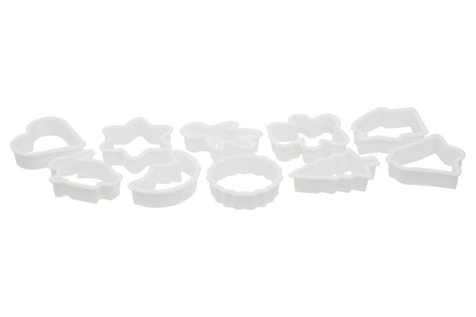 Sucre White 10 Piece Cookie Cutter Set