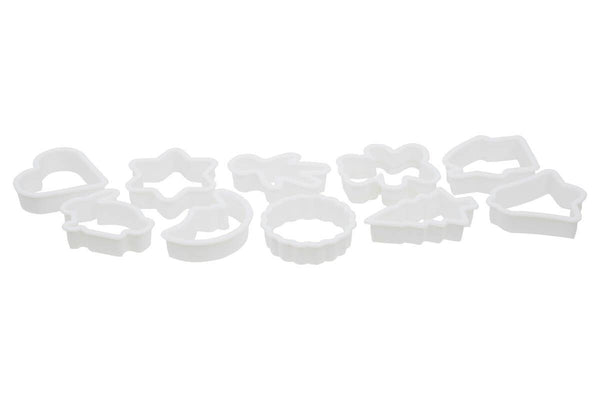 Sucre White 10 Piece Cookie Cutter Set