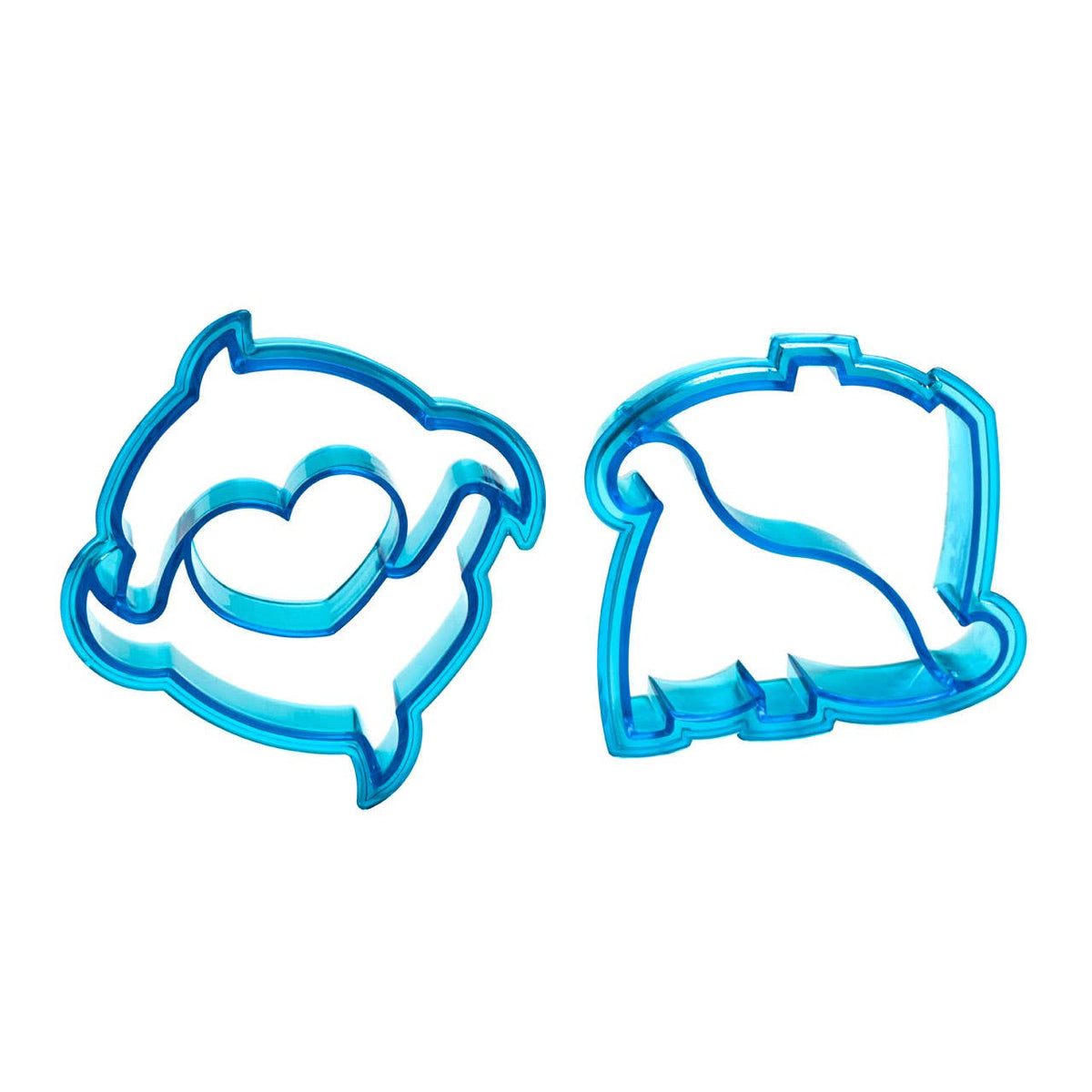 Sucre Dinosaur and Dolphin Sandwich Cutters