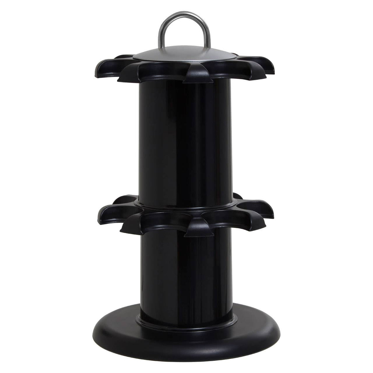 Luciano 2 Tier Black Spice Rack