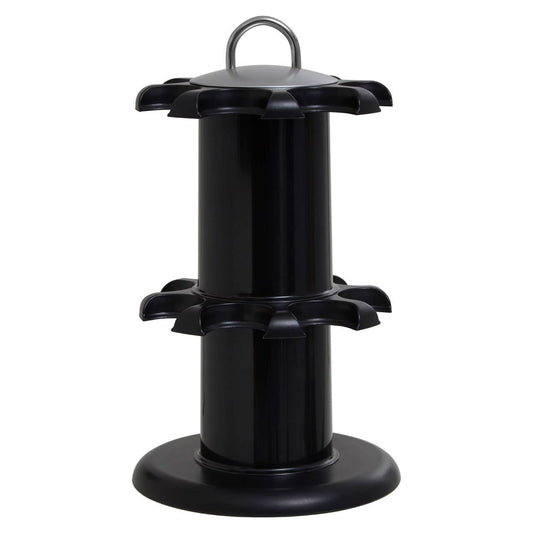 Luciano 2 Tier Black Spice Rack