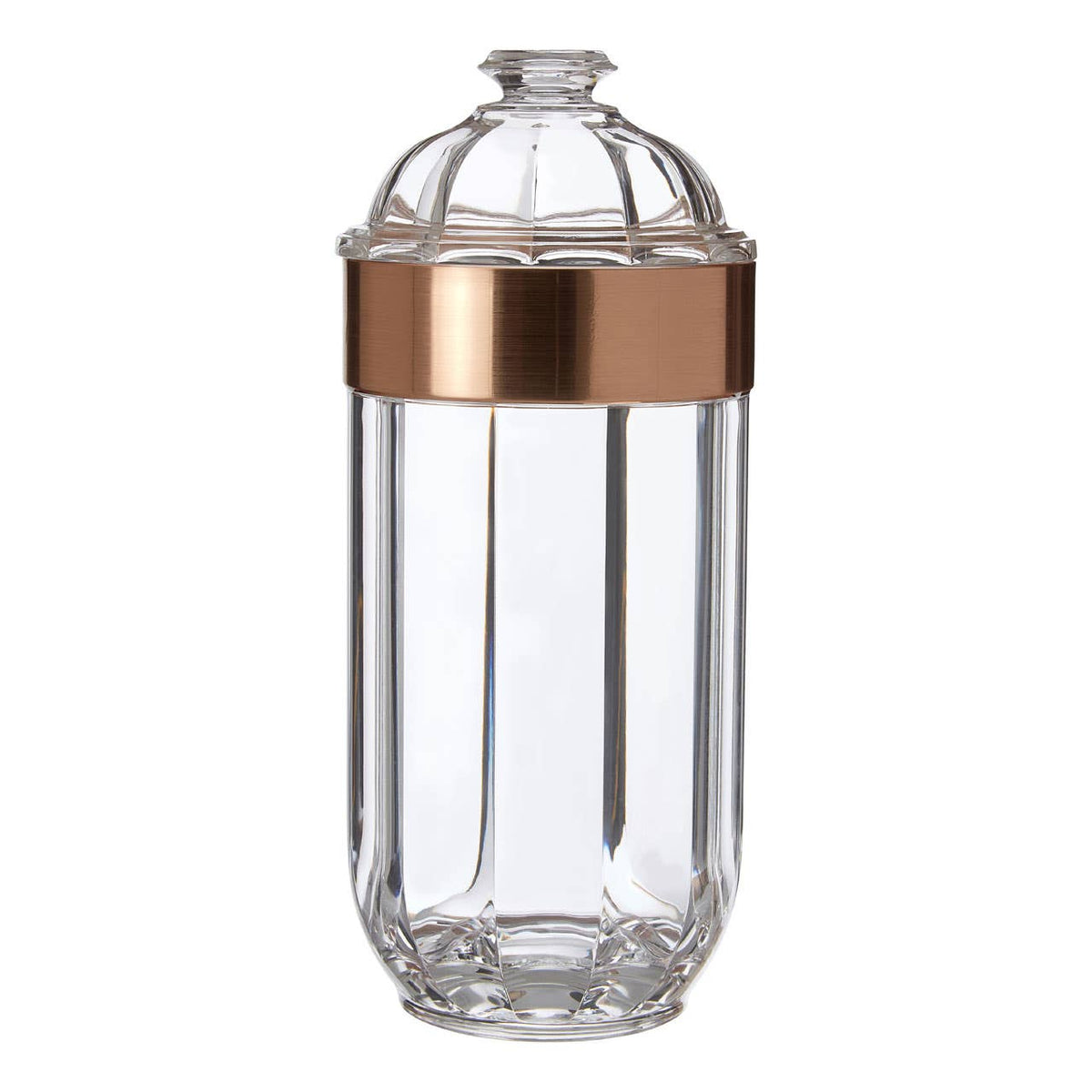 Guan Large Rose Gold Acrylic Storage Jar