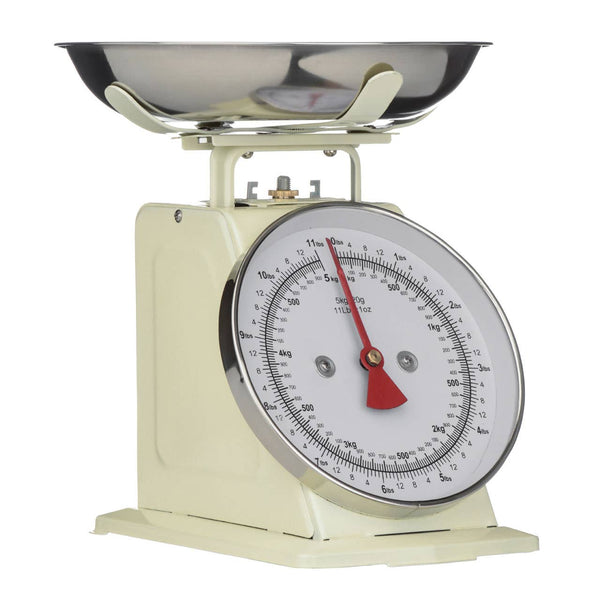 Olivier 5kg Cream Retro Kitchen Scale