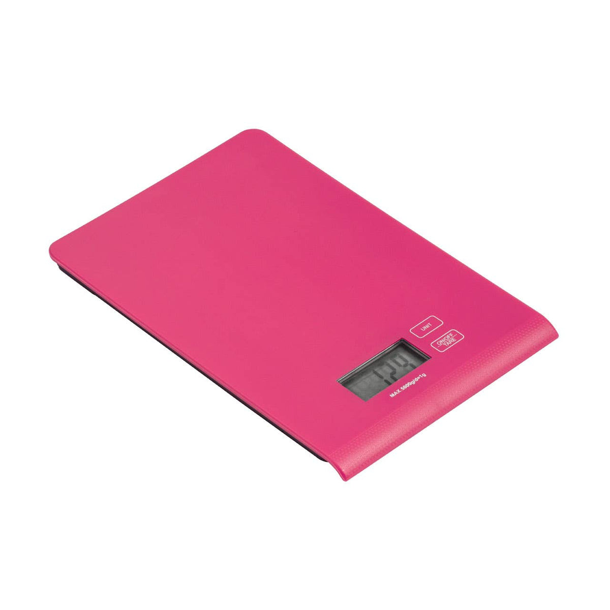 Zing Tempered Glass Kitchen Scale - Hot Pink