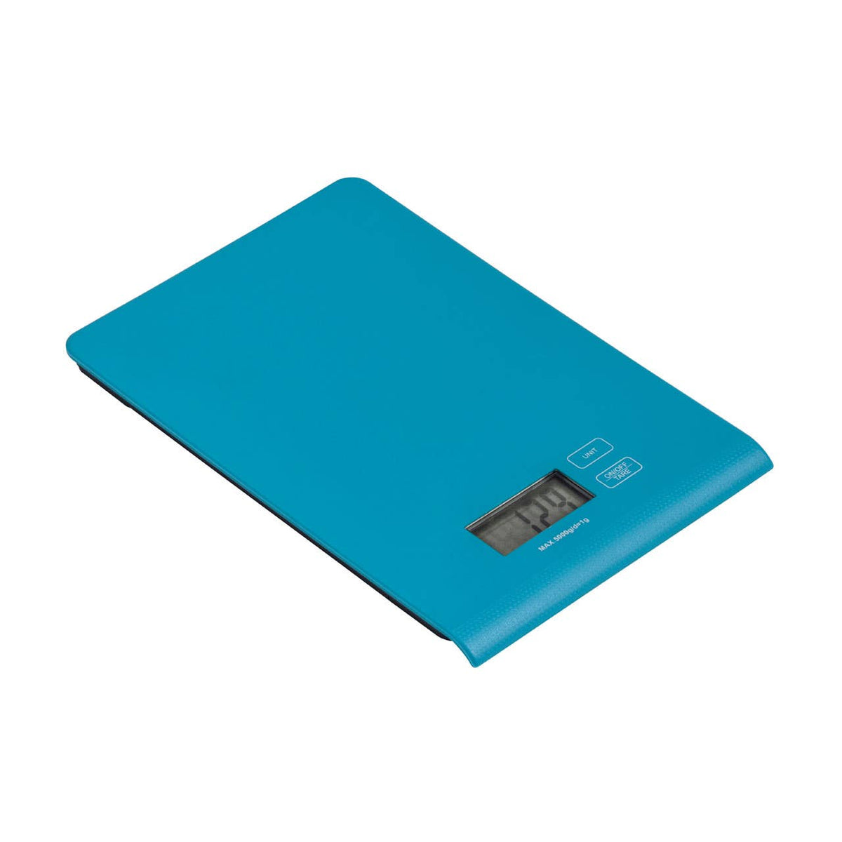 Zing Tempered Glass Kitchen Scale - Blue