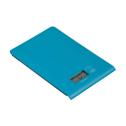 Zing Tempered Glass Kitchen Scale - Blue
