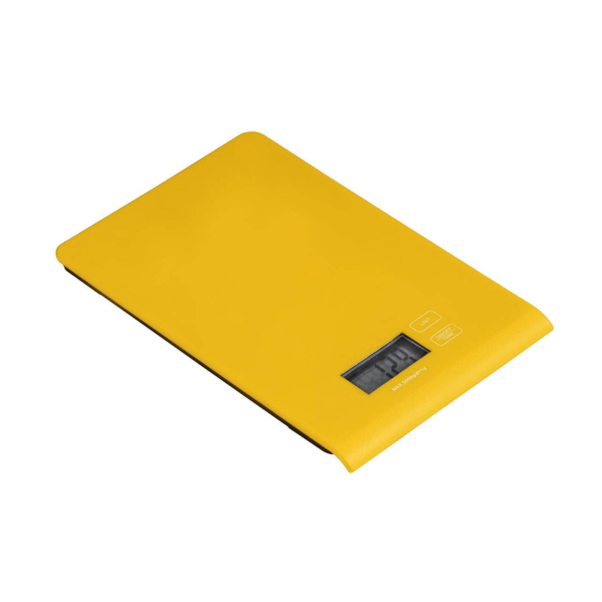 Zing Tempered Glass Kitchen Scale - Yellow