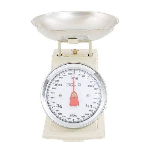 Olivier 3kg Cream Retro Kitchen Scale