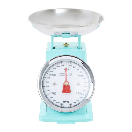 Olivier 3kg Pastel Green Retro Kitchen Scale