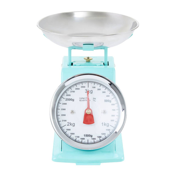 Olivier 3kg Pastel Green Retro Kitchen Scale
