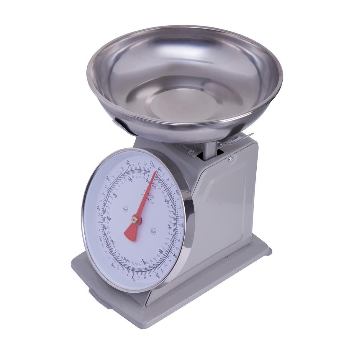Olivier 5kg Grey Retro Kitchen Scale
