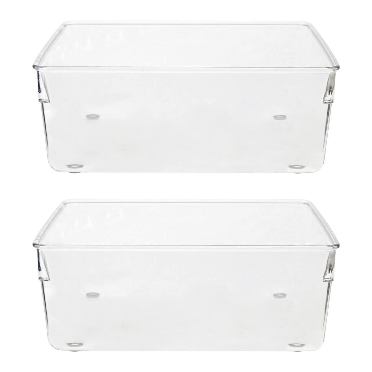 Romm Set Of Two Square Pantry or Fridge Organisers