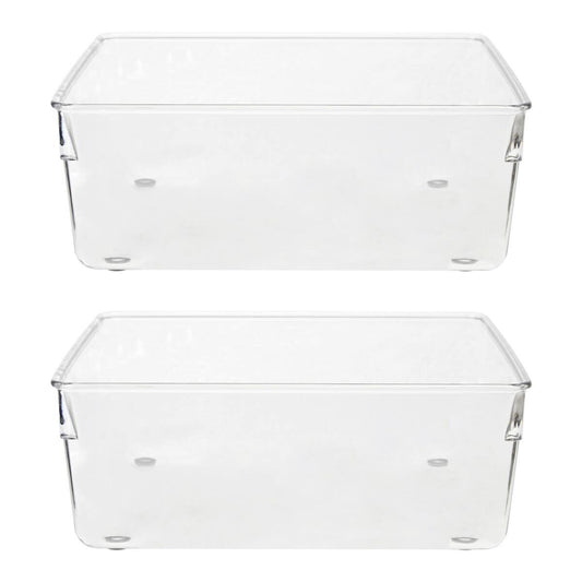 Romm Set Of Two Square Pantry or Fridge Organisers
