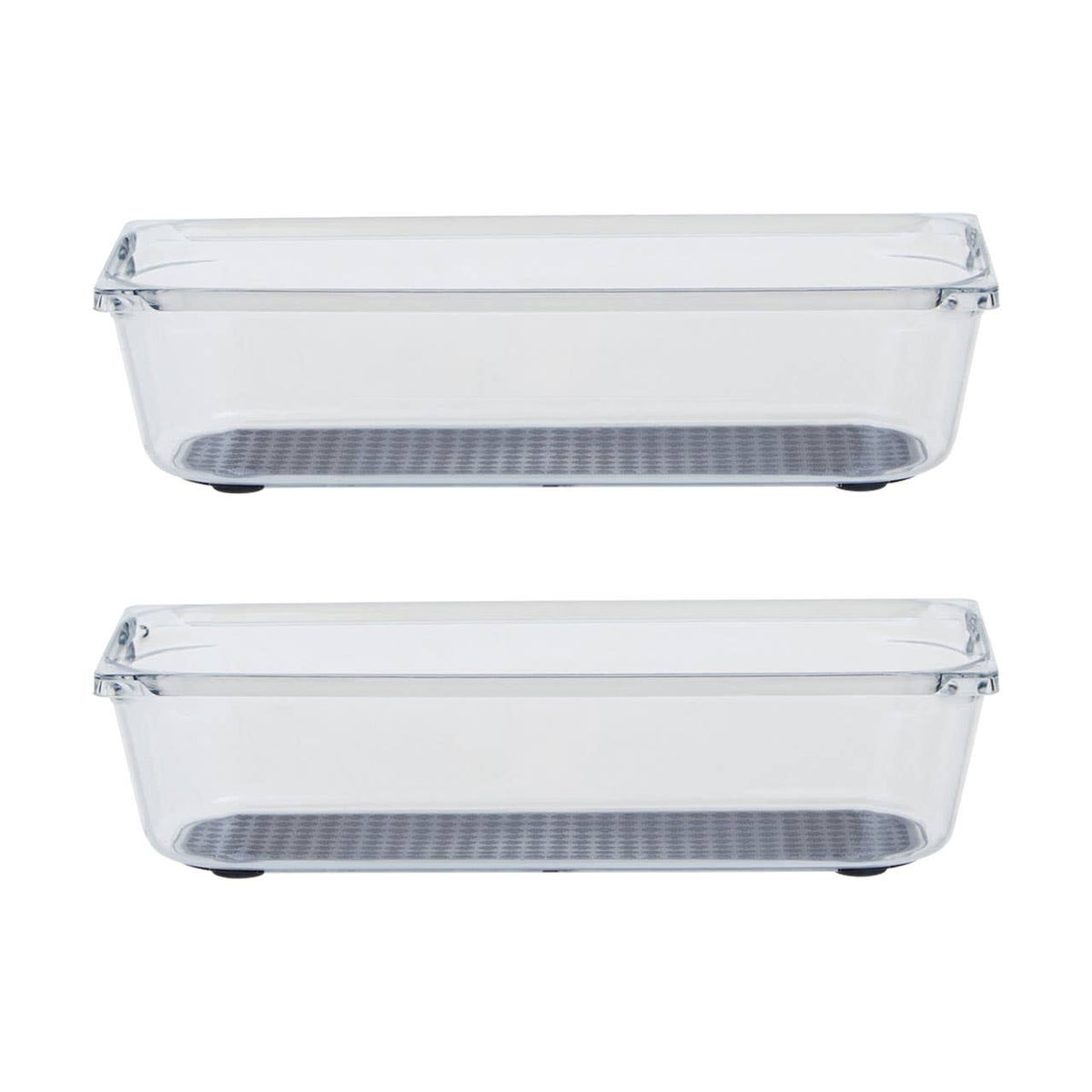 Romm Small Set Of Two Kitchen Organisers With Rubber Insert