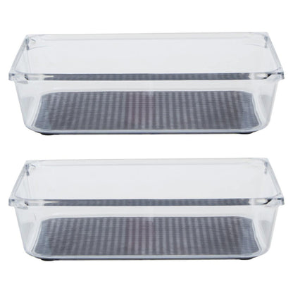 Romm Medium Set Of Two Kitchen Organisers With Rubber Insert