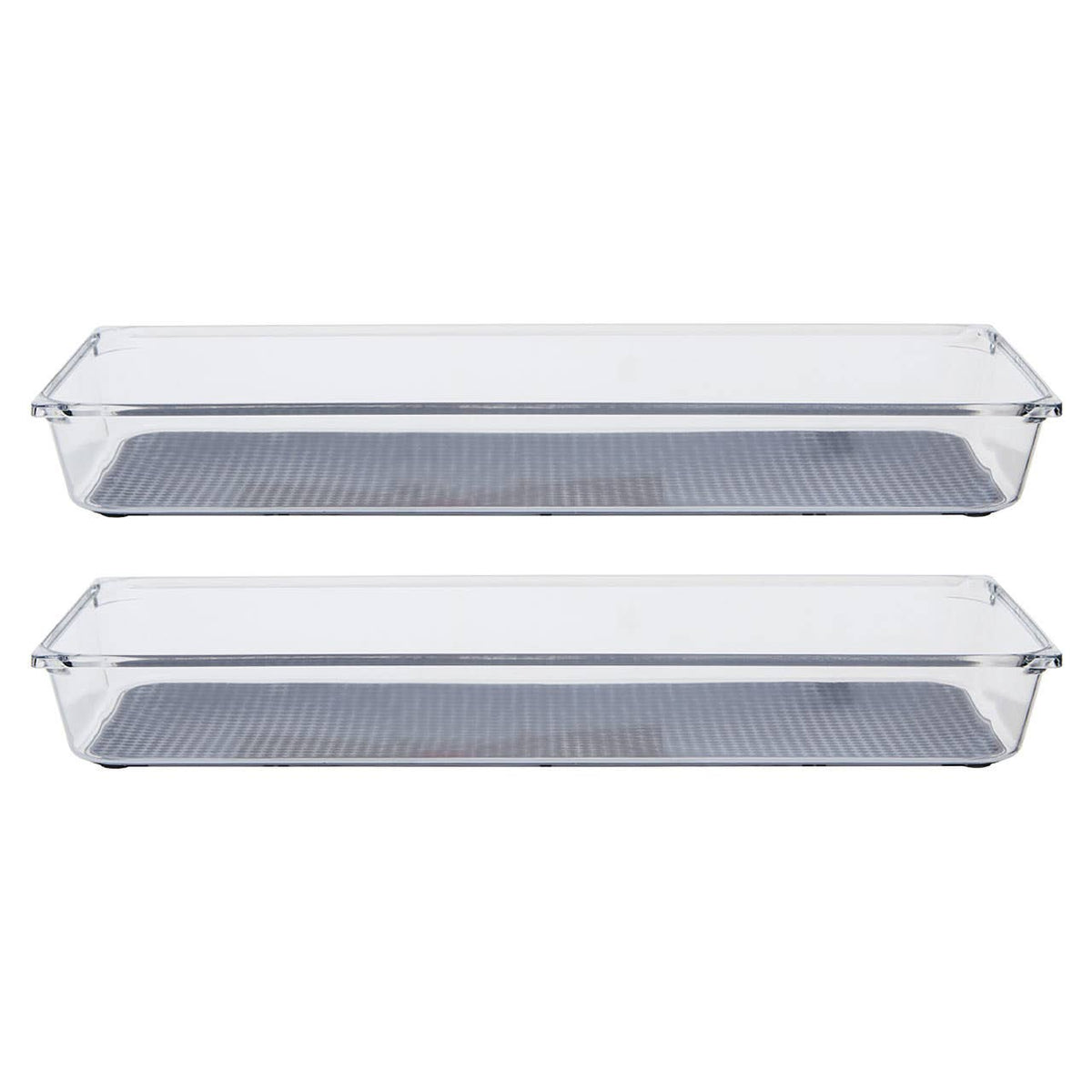 Romm Large Set Of Two Kitchen Organisers With Rubber Insert