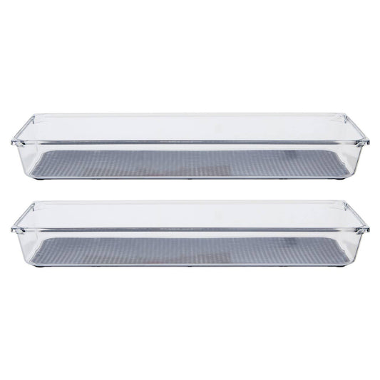 Romm Large Set Of Two Kitchen Organisers With Rubber Insert