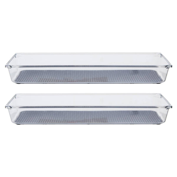 Romm Large Set Of Two Kitchen Organisers With Rubber Insert